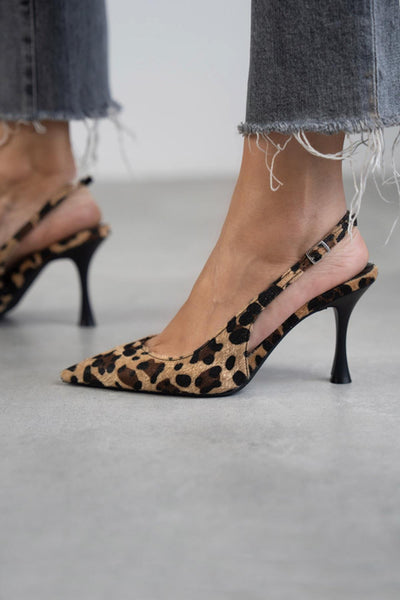 Ania – Pumpen Mit Spitzer Zehenpartie Und Leoparden Muster