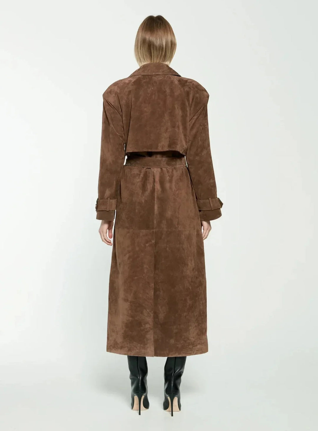 Kay - Trenchcoat Aus Wildleder