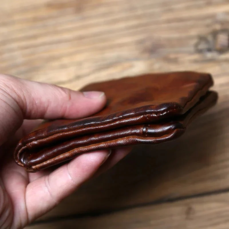 TruePouch – Leder Brieftasche Mit Reißverschluss