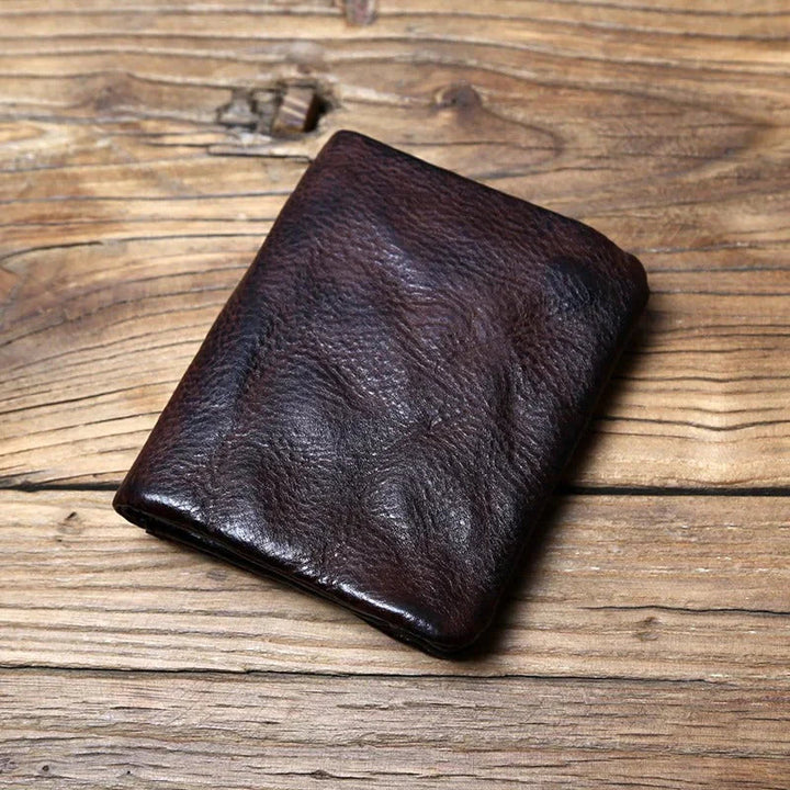 TruePouch – Leder Brieftasche Mit Reißverschluss