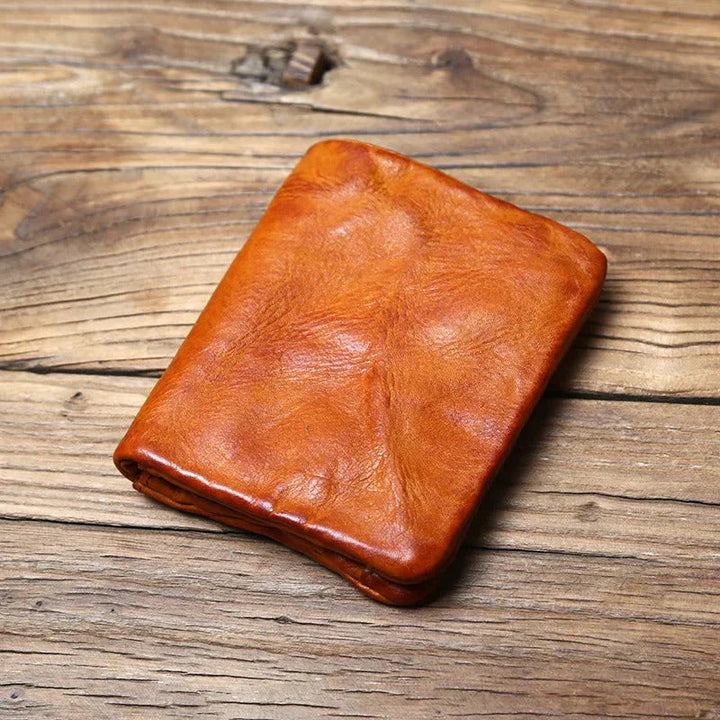 TruePouch – Leder Brieftasche Mit Reißverschluss