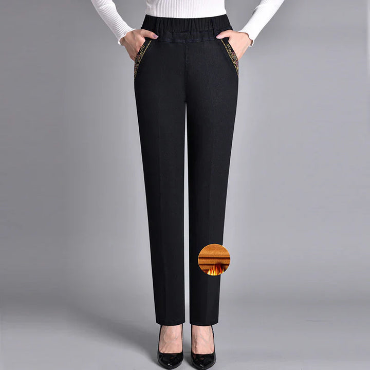 Sofiya – Lässige Schlanke Passform Jeans Mit Seitentaschen