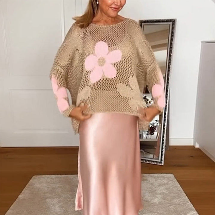 Lynja - Sommer Pullover Mit Hohlsaum