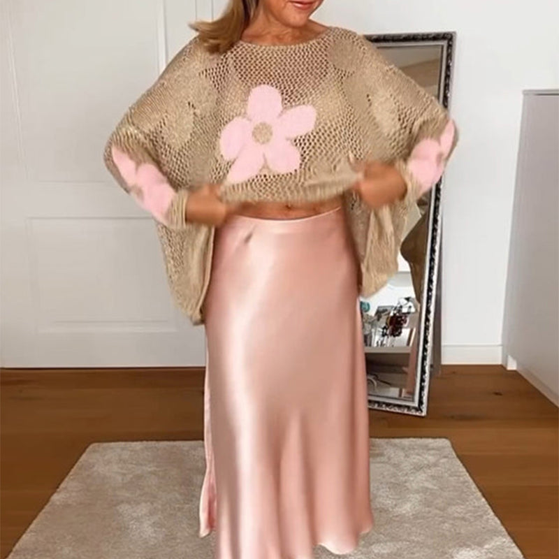 Lynja - Sommer Pullover Mit Hohlsaum