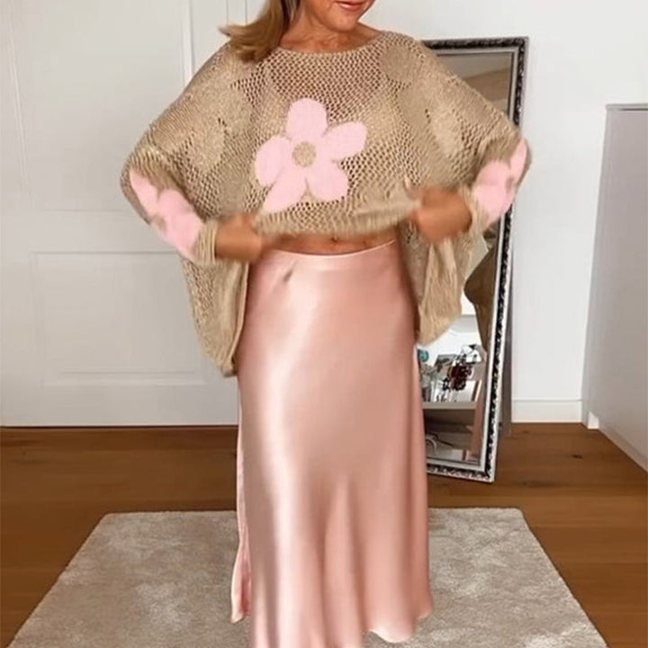 Lynja - Sommer Pullover Mit Hohlsaum