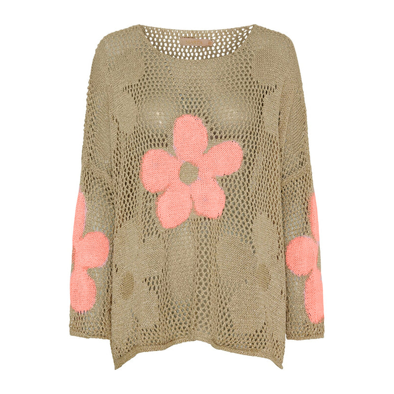 Lynja - Sommer Pullover Mit Hohlsaum