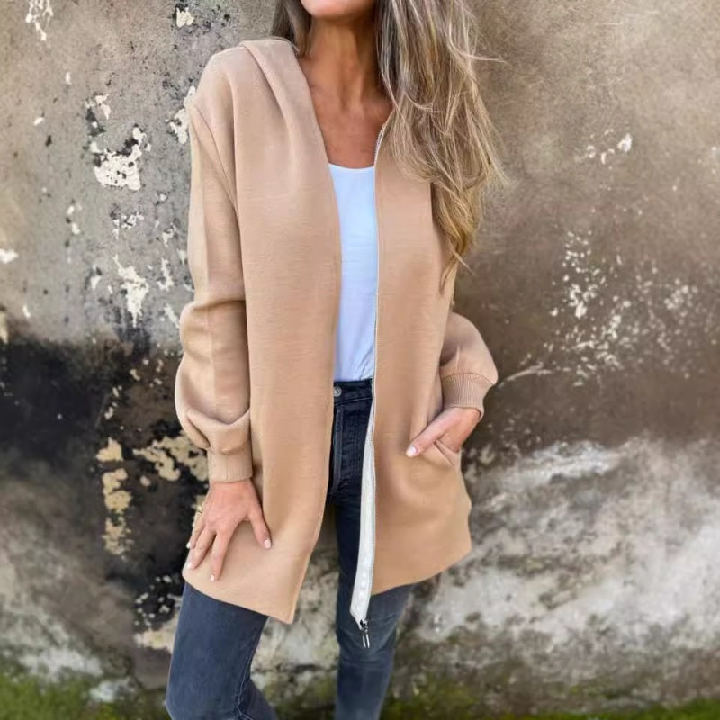 Karletta – Kapuzen Jacke Mit Reißverschluss Und Taschen
