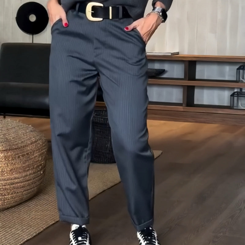 Asuman – Lässige Gerade Hose Mit Hoher Taille