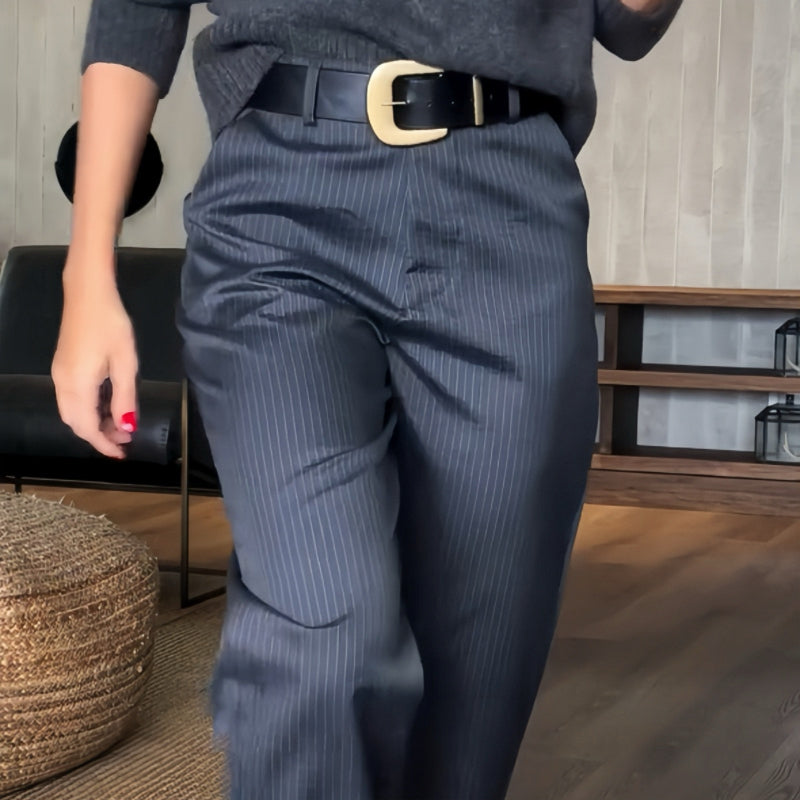 Asuman – Lässige Gerade Hose Mit Hoher Taille