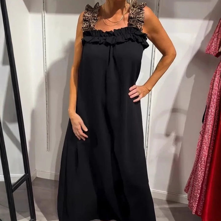 Fiola – Lässiges ärmelloses Maxikleid mit Taschen