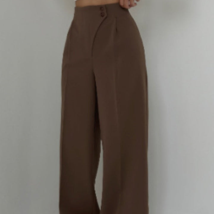 Mariani – Modische Hose Mit Weitem Bein