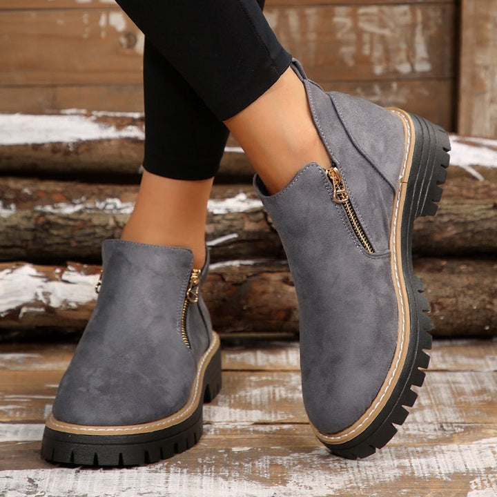 Birgitta - Stiefeletten Mit Seitlichem Reißverschluss