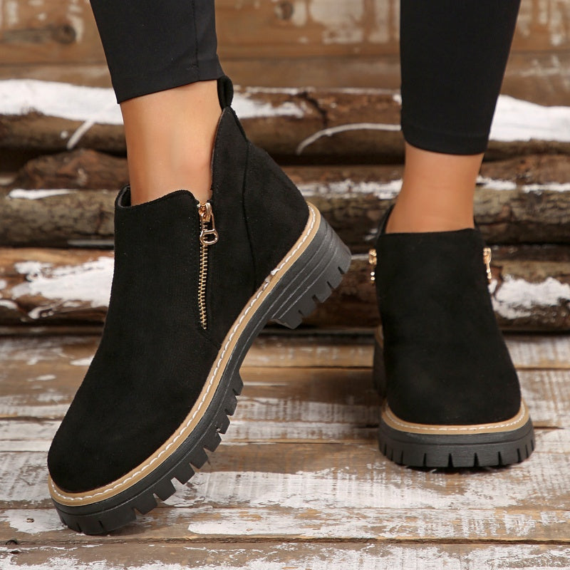 Birgitta - Stiefeletten Mit Seitlichem Reißverschluss