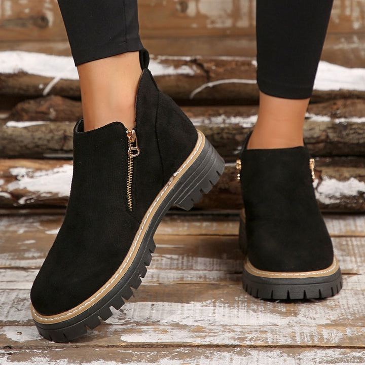 Birgitta - Stiefeletten Mit Seitlichem Reißverschluss