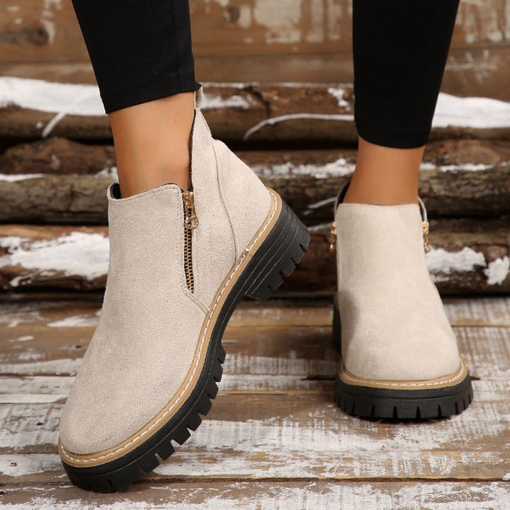 Birgitta - Stiefeletten Mit Seitlichem Reißverschluss