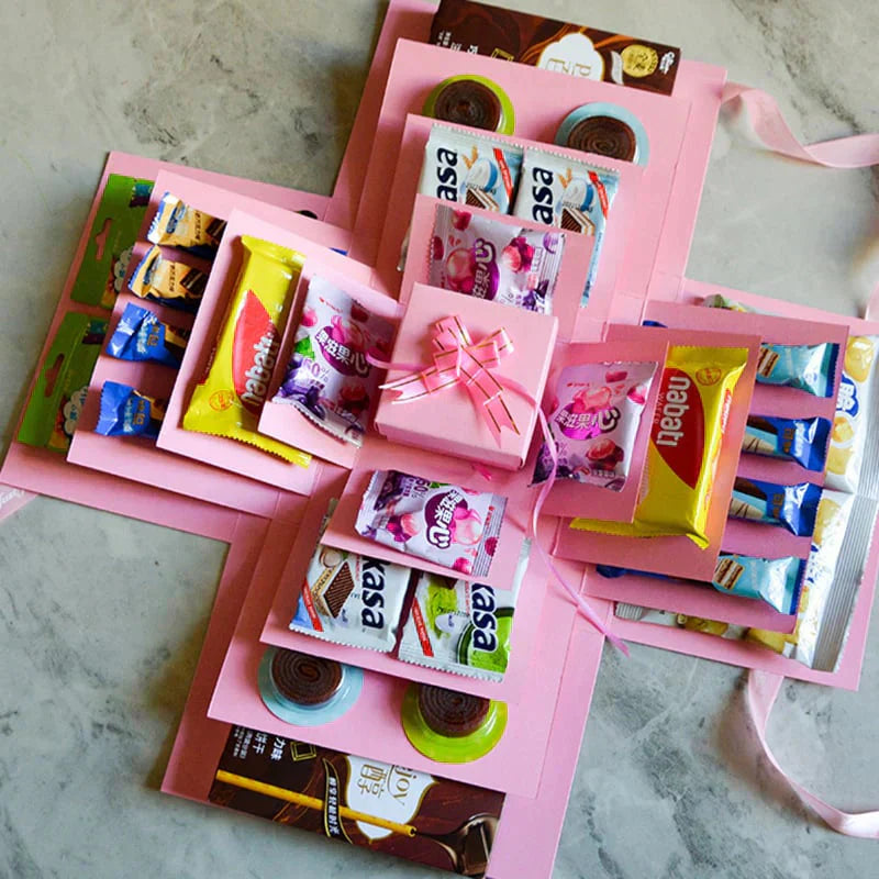 MagicUnfold – Überraschungs Explosionen Geschenk Kasten Set