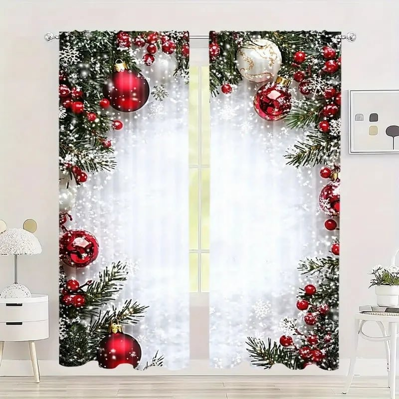 MerryDrape – Weihnachts Vorhang Set