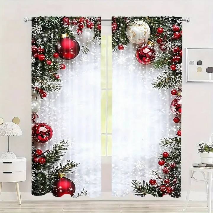 MerryDrape – Weihnachts Vorhang Set