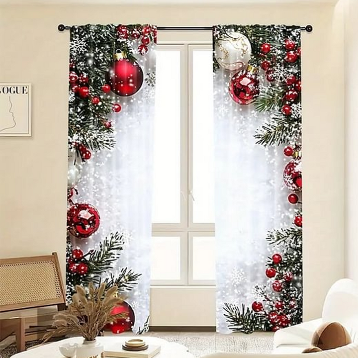MerryDrape – Weihnachts Vorhang Set