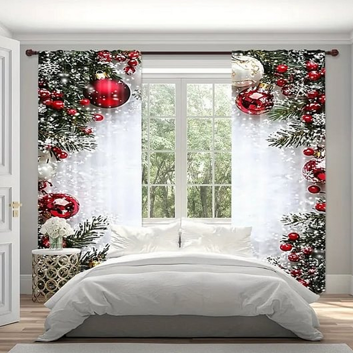 MerryDrape – Weihnachts Vorhang Set