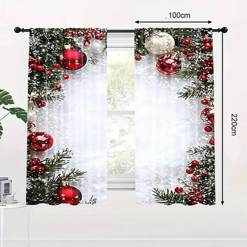 MerryDrape – Weihnachts Vorhang Set