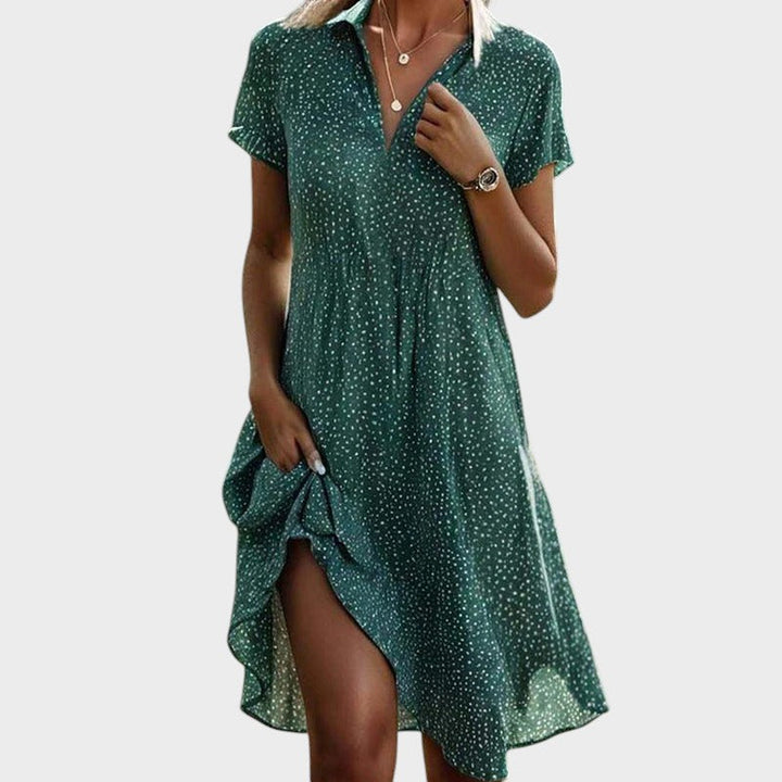 Else - Gepunktetes Midikleid