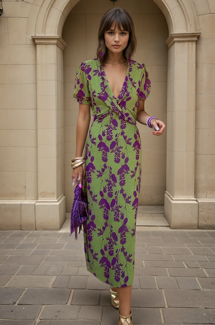Molly - Elegantes Geblümtes Kleid
