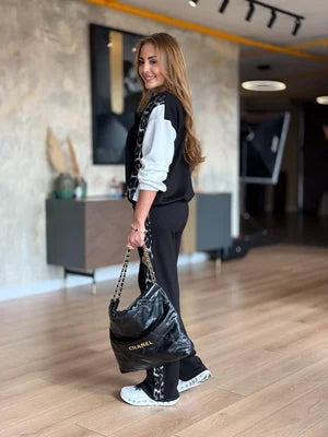 Faleena – Trainingsanzug Mit Leoparden Muster